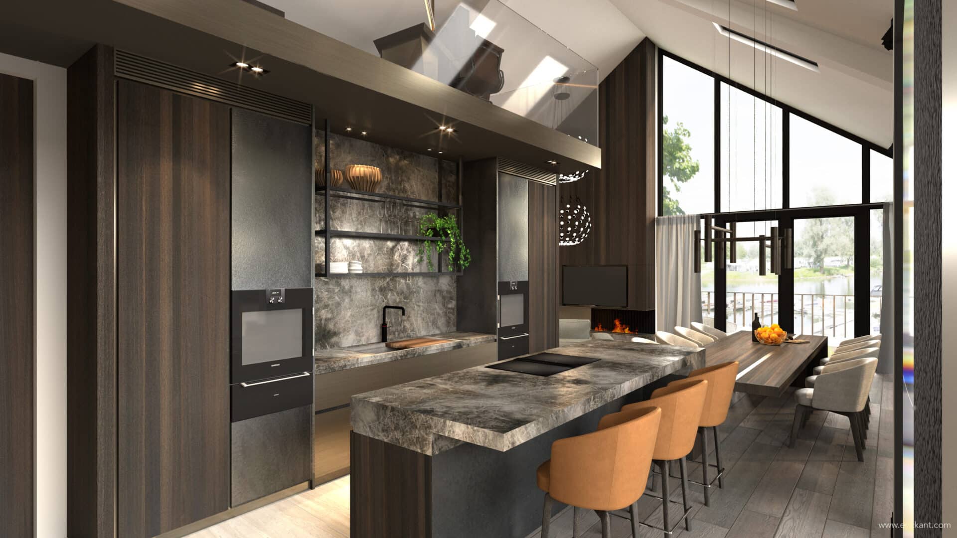 Stijlvol wonen aan het water in modern penthouse | ERIC KANT